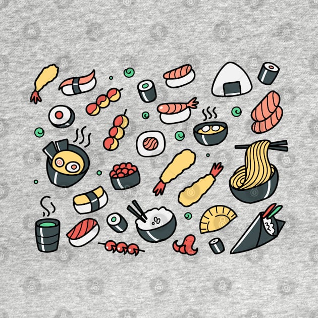 All You Can Eat - Japanese Food Pattern by nuvvola